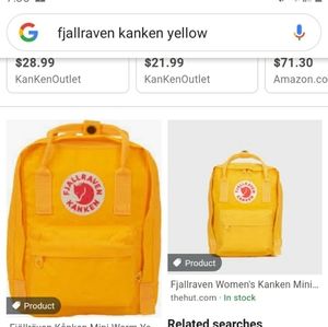 Iso of fjallraven yellow cheap!